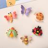 Dibujos animados diy resina accesorios accesorios lindo insecto pegamento crema hecho a mano pinza para el cabello funda para teléfono móvil hebilla de zapato accesorios lote