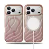 Ondas de Água Aplicáveis à Capa do Telefone Apple 17Promax Atração Magnética iPhone16Promax/15Pro Feminina Coreana