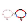 Pulseira Pingente Aranha Pedra Olho de Gato Natural com Contas Transfronteiriça Cristal Ágata Ímã Atraente Pulseira de Casal Atacado
