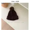 Chapéu e Cachecol de Tricô Simples Coreano Outono e Inverno para Crianças, Homens e Mulheres, Quente para Exterior e à Prova de Frio, Cachecol de Pescoço, Chapéu Pulôver