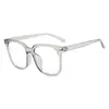 Estilo Coreano Estudiante Moderno Retro Marco Negro Cara Grande Adelgazantes Unisex Celebridad de Internet Mismo Estilo Anti-Luz Azul Teléfono Móvil Gafas Adelgazantes