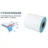 Papel térmico tri-proof 20-35mm etiqueta autoadesiva papel de código de barras adesivo de impressão núcleo impressora folha de superfície eletrônica