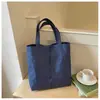 Bolsa de Ombro Única Simples Estilo Coreano Ins Casual Grande Capacidade Bolsa de Mão Fashion Atacado Bolsa de Lona Xadrez para o Dia a Dia