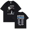 Camiseta Estampada de Talla Europea Transfronteriza Certificada "Lover's Boy" del Rapero Drake para Hombres y Mujeres