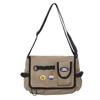 Bolso de mensajero de gran capacidad para mujer, nuevo estilo coreano, bolso de trabajo de moda para estudiantes japoneses, bolso de mensajero para estudiantes universitarios, mochila escolar para hombres