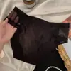 Pantaletas de Hielo de Seda sin Costuras de una Sola Pieza de Cintura Alta para Mujer, Cómodas y sin Marcas, con Tacto Natural y Control de Abdomen