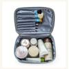 Bolsa de Cosméticos de Terciopelo Transfronteriza con Cubierta para Brochas Gran Capacidad Portátil Bolsa de Cosméticos de Terciopelo Bolsa de Almacenamiento de Productos para el Cuidado de la Piel