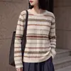 Suéter de punto jacquard de lana fina con exquisito patrón jacquard, diseño delicado de 6 puntos, versátil para el commute de primavera y otoño
