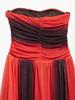 Exportación Transfronteriza Ropa de Mujer 2025 Nuevo Estilo de Verano Moda Diseño de Color Contrastante Top Tubo Vestido de Cintura Alta con Dobladillo Grande