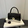 Comercio exterior transfronterizo personalizado cierre de broche bandolera casual chic elegante moderna para mujer bolso pequeño cuadrado