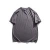Camiseta de algodón de manga corta para hombre, nueva camiseta de verano 2022, de color liso interior, versión ligera, holgada, de media manga, moderna.