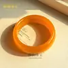 Venta al por mayor del fabricante Pulsera de Jade Amarillo Hetian de Xinjiang de Alta Imitación Pulsera de Jade Amplia de Jade Amarillo para Mujer Jade de Mongolia Exterior
