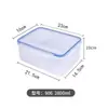 Recipientes plásticos para armazenamento de alimentos, caixas para conservação na geladeira, caixas organizadoras de cozinha, caixas de separação, fabricante de recipientes de armazenamento de grau alimentício espessados