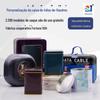 Bolsa Redonda com Abertura para Janela Caixa de Ferro, Embalagem de Caixa de Ferro Quadrada com Tampa Flip-Top para Armazenamento, Personalização de Caixa Pequena de Lata