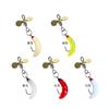 Hélice Modificada Lentejuela Giratoria Anzuelo para Larva Anzuelo para Gusano de Pan Cebo Suave Cebo Luya Cebo para Boca de Caballo Rover Bajo
