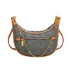 Bolsas de Alta Gama para Mujer 2026 Nuevo Estilo Coreano Bolso de Guisante Estampado con Cadena Elegante, Bolso de Hombro Cruzado de Moda y Versátil