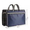 Linghang 268A4 Bolso de Doble Capa Bolso para Documentos Bolsa de Regalo Maletín para Reuniones de Negocios Bolsa de Información Logo Personalizado