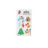 Adesivo de Tatuagem Luminosa Personalizada de Natal Desenho Animado Infantil Criativo Adesivo de Tatuagem Temporária Adesivo de Tatuagem Luminosa para Festa de Feriado
