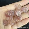 Cross-border Hot Sale 14mm Natural Stone Ping An Buckle Huaishi Side Hole Ping Brincos Jóias DIY Acessórios Feitos à Mão