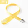 Lanyard con permiso de trabajo aleación de aluminio gancho transparente cuerda para insignia lanyard tarjeta de identificación de empleado se puede imprimir logo especial para exposiciones