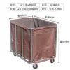 Carrito Cónico de Lino Habitación de Hotel Carrito de Trabajo de Limpieza de Acero Inoxidable Carrito para Puerta con Almacenamiento Desmontable Carrito de Mano para Hotel