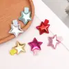 Acessórios de Cabelo Estrela Brilhante de Natal, Doces Estrelas de Cinco Pontas para Meninas, Acessórios de Cabelo com Atmosfera Natalina para Meninas