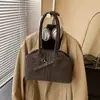 Bolso de Hombro Vintage de Alta Gama con Emblema Bordado para Mujer 2025 Nuevo de Gran Capacidad Mate Bolso de Mano
