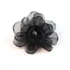 10cm Flor de Organza Acessórios DIY Tecido Borda Queimada Flor Tridimensional Feita à Mão Acessórios para Headwear Acessórios para Roupas Atacado