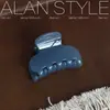 Pinza de Garra Pequeña Color Sólido Estilo Retro Coreano Nuevo Verano Lan Serie de Colores Gelatina Pinza para Medio Recogido de Cabello Femenino Pinza de Tiburón Accesorios para el Cabello