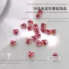 Decoraciones de Pedrería para Uñas Tendencia Mini Pequeñas Bolas de Pedrería de Cristal Rosa Pedrería para Uñas Terminada Pedrería Transparente Blanca para Uñas