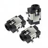Soquete de alimentação DC DC031A de quatro pinos para montagem em superfície 3,5 * 1,3 mm soquete DC de cobre conector plugue de 3,5 mm
