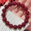 [Edição de Ano Novo] Pulseira grande de cinábrio para contas redondas de Bodhi para segurar na mão Pulseira de Bodhi para ano de nascimento