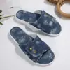 Tamanho Grande 2026 Verão Novo Estilo Feminino Flat Casual Jeans Slip-On Chinelos, Chinelos Leves para Mulheres Tamanho 43