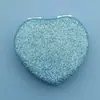 Espejo Pequeño Plegable de Doble Cara Macaron, Espejo de Maquillaje Brillante con Estampado de Piel de PU, Espejo Pequeño Portátil para Mujeres Maduras