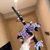 Criativo Feito à Mão Primavera Flor de Pessegueiro Espada Torcida Bastão Pacote de Material DIY Autocriado Flor de Pessegueiro Arco Presente para Melhor Amiga para Sessão de Fotos