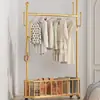 Perchero, Perchero de pie para dormitorio, Tendedero doméstico móvil, Perchero de interior, Perchero, Multifuncional