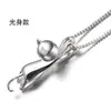 Cadena de clavícula con diseño de gato esmerilado sólido japonés y coreano, colgante de gato bonito para mujer, accesorios de moda personalizados, collar, joyería