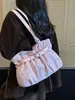 Nova bolsa tote de bolinhas Yuezhi 2026 outono inicial, grande capacidade, versátil, de mão, bolsa de ombro, bolsa de trabalho moderna e popular