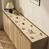 Tapete de Mesa para Aparador Desenho Animado Retrô Impermeável e Resistente a Manchas Sem Lavagem 2025 Luxo Leve High-End Tapete de Proteção Retangular para Mesa