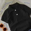 Roupas Infantis Estilosas de Verão 2026 para Meninos e Meninas, Tops Casuais Finos e Respiráveis com Gola Polo e Gola Reversível para Crianças Maiores