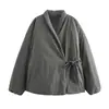 Moda Europea y Americana Transfronteriza Aliexpress Artículo Más Vendido Chaqueta Casual Larga de Manga Larga Estilo Kimono de Dos Botones Tricolor