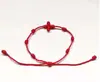 Pulsera de Amistad Multicolor de Hilo de Algodón Nuevo Transfronteriza Pulsera de Siete Secciones Ajustable Deslizante Pulseras para Padres e Hijos, Mejores Amigos, Hombres y Mujeres