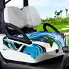 Suministro Exclusivo Transfronterizo de Cubiertas Antipolvo para Asientos de Carritos de Golf, Fundas para Asientos, Fundas Protectoras para Asientos de Vehículos Turísticos, Serie Oro Fluido