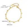 Exquisito Pulsera y Tobillera de Cruz y Corazón, Mismo Estilo, Diseño de Nicho, Acero de Titanio a la Moda, No se Desvanece, Joyería Versátil al por Mayor