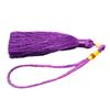 Lanyard de bobinado de color contrastante de 25 CM de largo borla de seda de hielo oreja colgante estilo chino traje antiguo Hanfu borla de marcapáginas venta al por mayor
