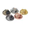 Insignia de disponibilidad hebilla de mariposa para gorra hebilla de metal accesorios de joyería DIY hebilla de mariposa galvanizada pin de púas para caballo tarjeta broche de gorra venta al por mayor
