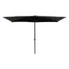 Medio Parasol de Exterior Montado en Pared Toldo Ajustable en Altura Parasol Unilateral Elevación Lateral Parasol de Balcón Planta Verde Parasol Cuadrado