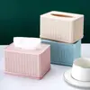 Caja de Pañuelos de Lujo Ligero Estilo Europeo de Gama Alta para el Hogar, Mesa de Café de Sala de Estar, Caja de Pañuelos de Escritorio, Caja Creativa de Alta Apariencia para Almacenamiento de Pañuelos