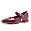 Zapatos de Princesa de Tacón Alto para Niñas 2026 Nuevos Zapatos de Pasarela y Performance para Niños de Primavera y Otoño con Punta Fina para Vestidos y Faldas Zapatos de Salón de Moda
