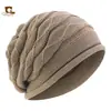 Gorro Nuevo Transfronterizo para Hombre y Mujer de Lana Suéter Gorro de Invierno para Esquí Gorro Turbante Gorro de Lana Jdm-02K